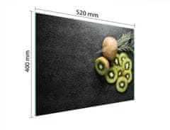 TMK STAKLENA DASKA ZA REZANJE 52x40 KIWI