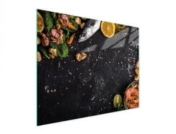 TMK STAKLENA DASKA ZA REZANJE 52x40 RIBA