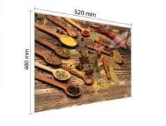 TMK STAKLENA DASKA ZA REZANJE 52x40 ZAČINI