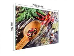 TMK STAKLENA DASKA ZA REZANJE 52x40 ZAČINI