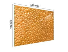 TMK STAKLENA DASKA ZA REZANJE 52x40 KAPLJICA