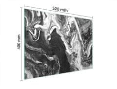 TMK STAKLENA DASKA ZA REZANJE 52x40 MRAMOR