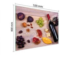 TMK STAKLENA DASKA ZA REZANJE 52x40 HRANA