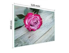 TMK STAKLENA DASKA ZA REZANJE 52x40 RUŽA