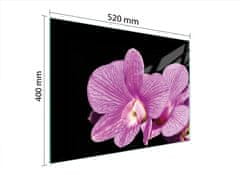 TMK STAKLENA DASKA ZA REZANJE 52x40 ORHIDEJA