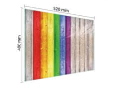 TMK STAKLENA DASKA ZA REZANJE 52x40 BOJA