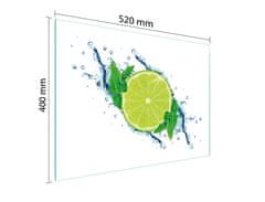 TMK STAKLENA DASKA ZA REZANJE 52x40 LIME