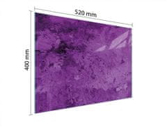 TMK STAKLENA DASKA ZA REZANJE 52x40 LJUBIČASTA