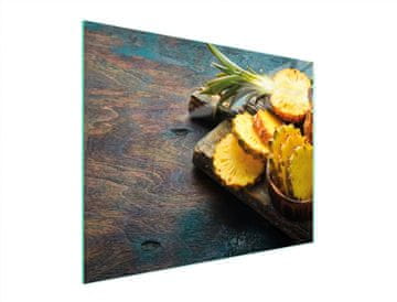 TMK STAKLENA DASKA ZA REZANJE 52x40 ANANAS