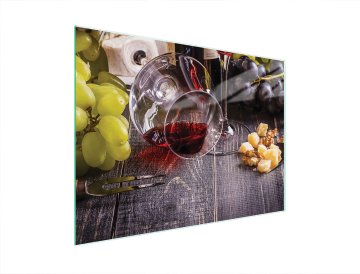 TMK STAKLENA DASKA ZA REZANJE 40x30 VINO