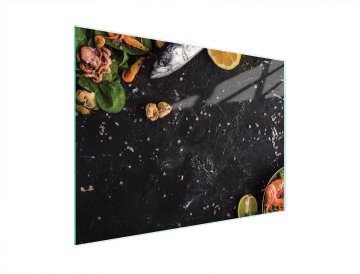 TMK STAKLENA DASKA ZA REZANJE 40x30 RIBA