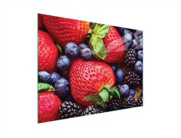 TMK STAKLENA DASKA ZA REZANJE 40x30 JAGODE