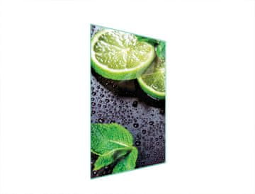 TMK STAKLENA DASKA ZA REZANJE 35x52 LIME