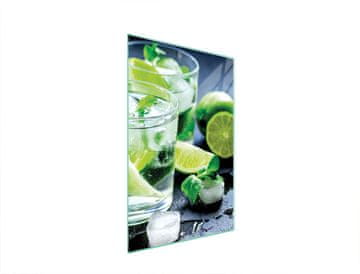 TMK STAKLENA DASKA ZA REZANJE 35x52 LIME