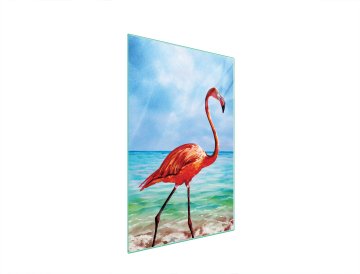 TMK STAKLENA DASKA ZA REZANJE 35x52 FLAMINGO