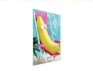 TMK STAKLENA DASKA ZA REZANJE 35x52 BANANA
