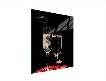 TMK STAKLENA DASKA ZA REZANJE 45x52 VINO