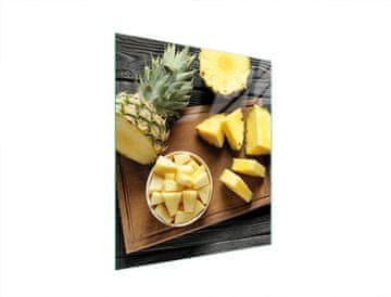 TMK STAKLENA DASKA ZA REZANJE 45x52 ANANAS