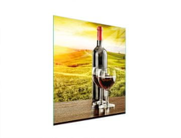 TMK STAKLENA DASKA ZA REZANJE 45x52 VINO
