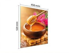 TMK STAKLENA DASKA ZA REZANJE 45x52 MED