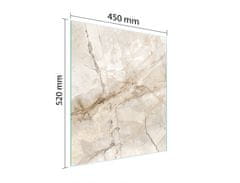TMK STAKLENA DASKA ZA REZANJE 45x52 MRAMOR