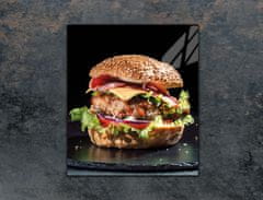 TMK STAKLENA DASKA ZA REZANJE 45x52 ZA HAMBURGER