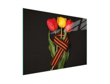 TMK STAKLENA DASKA ZA REZANJE 30x22 RUŽE