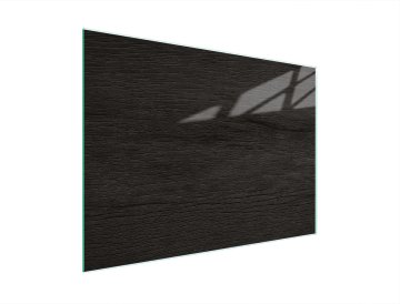 TMK STAKLENA DASKA ZA REZANJE 30x22 CRNA