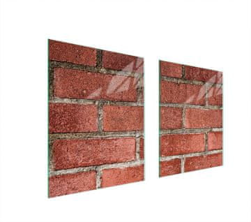 TMK ZAŠTITNA PLOČA OD STAKLA ZA PEĆ 85x52 CIGLENA