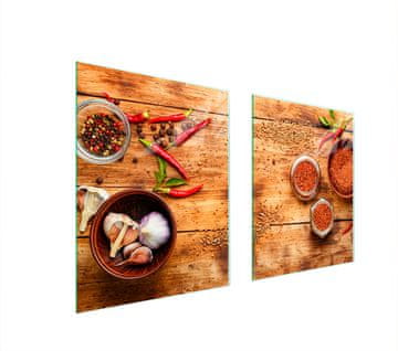 TMK ZAŠTITNA PLOČA OD STAKLA ZA ŠTEDNJAK 85x52 CHILLI