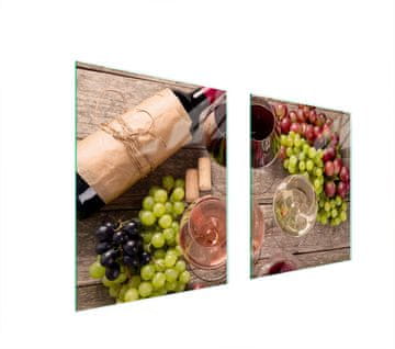 TMK ZAŠTITNA PLOČA OD STAKLENA ZA ŠTEDNJAK ZA VINO 85x52
