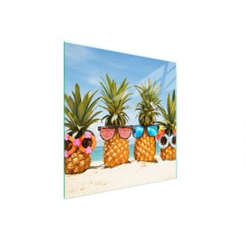 TMK ZAŠTITNA PLOČA OD STAKLENA ZA ŠTEDNJAK 50x52 ANANAS