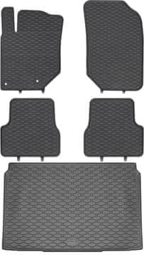 Peugeot 208 II Hatchback od 06.2020 SET - gumene autotepisi + prostirka za prtljažnik