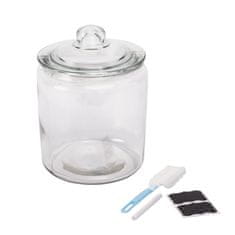 Northix Hermetički zatvorena staklena posuda za pohranu sa silikonskim zatvaračem