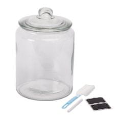 Northix Hermetički zatvorena staklena posuda za pohranu sa silikonskim zatvaračem