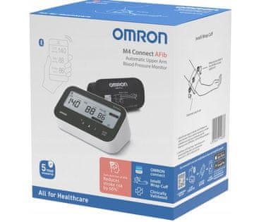 Omron OMRON M4 Connect mjerač krvnog tlaka za nadlakticu Afib