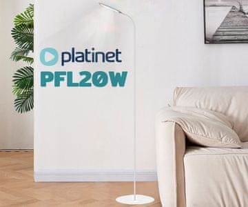 Opis proizvoda Podna svjetiljka PLATINET PFL20