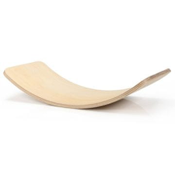 Northix Drvena balansna daska Curvy Board 90 x 30 cm