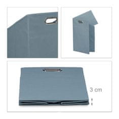 Northix Kupaonska polica s košarom za rublje od bambusa