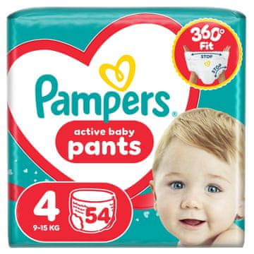 Pampers pelene Pants 4 Maxi (9-15 kg) Jumbo Pack, 54 komada