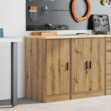 Vidaxl Ormar za garažu Artisan hrast 40x51x85 cm