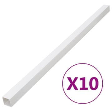 Vidaxl Elektroinstalacijska cijev, 100x40 mm, 10 m, PVC