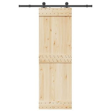 Vidaxl Sustav za montažu kliznih vrata 152,5 cm Čelik Crni