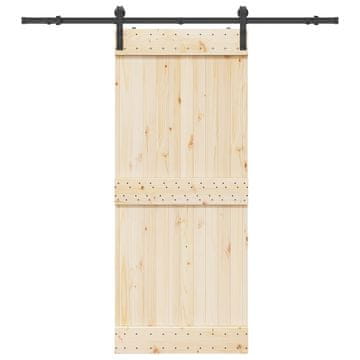 Vidaxl Sustav za ugradnju kliznih vrata 183 cm Čelik Crni