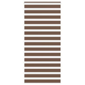 Vidaxl Zebra rolo zavjesa, breza, širina tkanine 90,9 cm, poliester