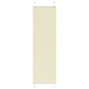 Vidaxl Krem plisirana zavjesa 65x200 cm Širina tkanine 64,4 cm