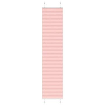 Vidaxl Ružičasta plisirana zavjesa 40x200 cm Širina tkanine 39,4 cm