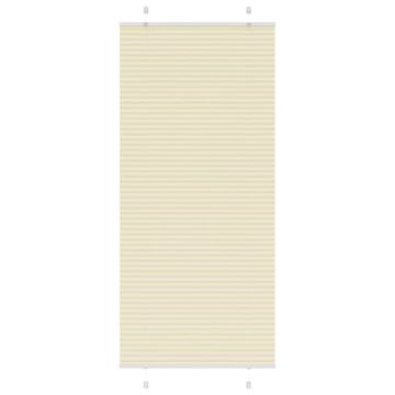 Vidaxl Plisirana zavjesa krem boje 95x200 cm Širina tkanine 94,4 cm