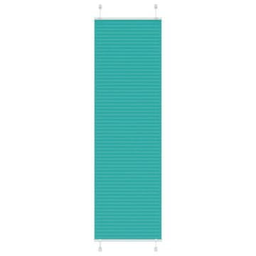 Vidaxl Plisirana zavjesa petrolej zelena 65x200 cm širina tkanine