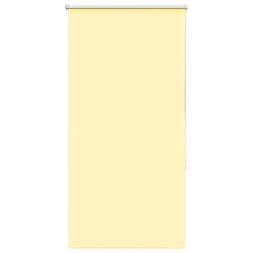 Vidaxl Zamračujuća rolo zavjesa žuta 85x130 cm Širina tkanine 80,7 cm